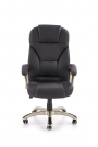 Fotel biurowy Desmond z podłokietnikami - czarny fotel ergonomiczny