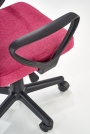 Fotel biurowy Timmy młodzieżowy z podłokietnikami - różowy różowy fotel biurowy