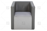 Fotel Jim - Skóra  nowoczesny fotel skórzany 