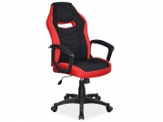 Fotel gamingowy Camaro czarno-czerwony fotel biurowy obracany 