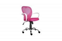 Fotel biurowy Daisy - różowy Fotel biurowy Daisy - różowy
