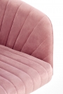 Fotel obrotowy Fresco - różowy velvet fotel obrotowy fresco - różowy velvet