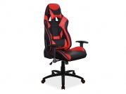 Fotel gamingowy Supra czarno-czerwony  fotel obrotowy 
