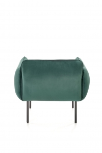 Fotel wypoczynkowy Brasil - ciemny zielony/ czarny fotel wypoczynkowy brasil - ciemny zielony/ czarny