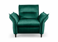 Fotel wypoczynkowy Milaro - zielony welur Element 20 Fotel wypoczynkowy Milaro - zielony welur Element 20
