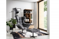 Fotel wypoczynkowy obrotowy Sensi - Bestseller 2021  fotel z podnóżkiem 