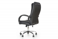Fotel biurowy Relax z podłokietnikami - czarny czarny fotel do gabinetu