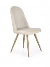 Krzesło K214 - ciemny kremowy / dąb miodowy k214 krzesło ciemny kremowy / dąb miodowy