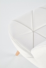 K281 krzesło biały / buk k281 krzesło biały / buk