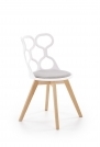 Krzesło K308 - biały / popiel k308 krzesło biały / popiel
