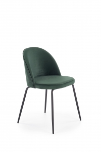 K314 krzesło nogi - czarne, tapicerka - c. zielony k314 krzesło nogi - czarne, tapicerka - c. zielony