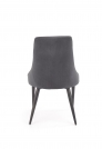 Krzeszło tapicerowane K365 - popiel grafitowe krzesło