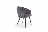 Krzesło K410 - popielaty velvet K410 krzesło popielaty velvet