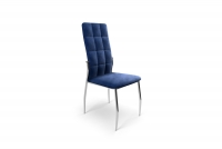 Krzesło tapicerowane K416 - granatowy krzesła tapicerowane do salonu