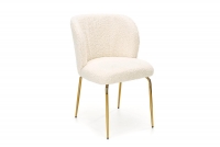 K474 krzesło kremowy-złoty K474 krzesło kremowy-złoty