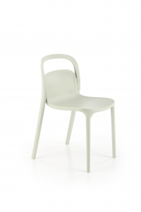 Krzesło z tworzywa sztucznego K490 - zielony k490 krzesło plastik zielony(1p=4szt)