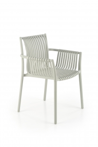 Krzesło z tworzywa sztucznego K492 - popielaty k492 krzesło popielaty (1p=4szt)