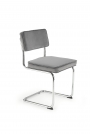 Krzeszło metalowe K510 - popielaty k510 krzesło popielaty
