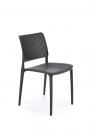 Krzesło z tworzywa K514 - czarny k514 krzesło czarny (1p=4szt)