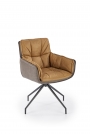 Krzesło taicerowane K523 - brązowy / ciemny brąz k523 krzesło brązowy / ciemny brąz