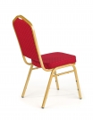 K66 krzesło bordowy, stelaż złoty k66 krzesło bordowy, stelaż złoty