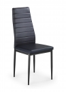 Krzesło tapicerowane ekoskórą K70 - czarny k70 krzesło czarny