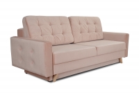 Kanapa z funkcją spania Vanisa różowa kanapa