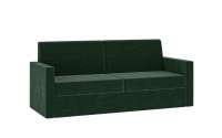 Sofa do półkotapczanu Elegantia 160 cm  - Riviera 38  zielona kanapa z poduszkami 