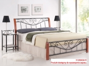 Klasyczne łóżko Parma 160x200 - czereśnia antyczna / czarny klasyczne łóżko parma 160x200 - czereśnia antyczna / czarny
