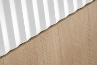 Komoda Bliwon K01 z szufladami 100 cm - jodełka scandi / biały mat Komoda Bliwon K01 z szufladami 100 cm - jodełka scandi / biały mat