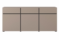 Komoda Cross 43 z szufladami 180 cm - congo / czarny Komoda Cross 43 z szufladami 180 cm - congo / czarny
