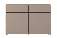 Komoda Cross 45 z szufladami 119 cm - congo / czarny Komoda Cross 45 z szufladami 119 cm - congo / czarny