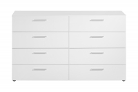 Komoda Nemiz z szufladami 140 cm - biały mat Komoda Nemiz z szufladami 140 cm - biały mat