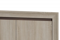 Komoda Santori 120 cm z przeszklonymi frontami meble 