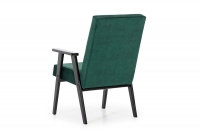 Komplet wypoczynkowy Klubowy PRL zielony fotel retro