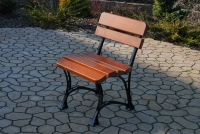 Zestaw mebli ogrodowych Królewski stół + 2 krzesła + 2 ławki - cyprys krzesło ogrodowe