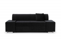 Komplet wypoczynkowy Candel - sofa 2F i 3F  czarna, młodzieżowa kanapa