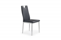 Krzesło tapicerowane do jadalni K202 - czarny krzesło halmar