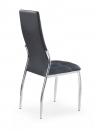 Krzesło tapicerowane K209 z metalowymi nogami - czarny krzesło do jadalni k209 czarne