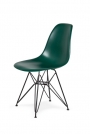 Krzesło DSR BLACK myśliwska zieleń.34 - podstawa metalowa czarna krzesło dsr black myśliwska zieleń.34 - podstawa metalowa czarna