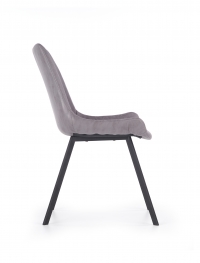 Krzesło K279 - popielaty / czarny krzesło k279 - popielaty / czarny