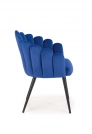 Krzesło K410 - granatowy velvet krzesło k410 - granatowy velvet