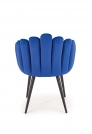 Krzesło K410 - granatowy velvet krzesło k410 - granatowy velvet