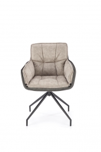 Krzesło K523 - popielaty / czarny krzesło k523 - popielaty / czarny