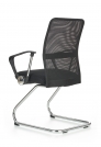 Krzesło konferencyjne Vire Skid czarne krzesło konferencyjne vire skid czarne