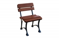Krzesło ogrodowe Królewskie bez podłokietników - orzech włoski krzesło w kolorze orzech