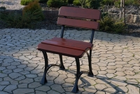 Krzesło ogrodowe Królewskie bez podłokietników - wiśnia Krzesło ogrodowe Królewskie bez podłokietników - wiśnia
