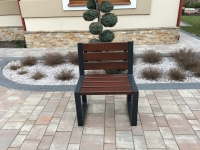 Krzesło ogrodowe Nowoczesne - palisander Krzesło ogrodowe Nowoczesne - palisander