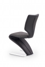Krzesło tapicerowane K307 - czarny / ciemny popiel krzesło tapicerowane k307 - czarny / ciemny popiel
