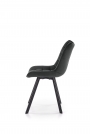Krzesło tapicerowane K332 - czarne/ciemny popiel krzesło tapicerowane k332 - czarne/ciemny popiel